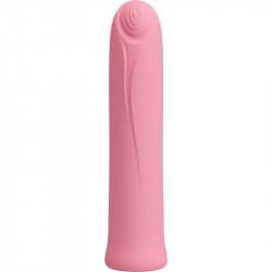 PRETTY LOVE - CURTIS MINI SUPER POWER VIBRATOR 12 PINK SILICONE VIBRATIONS