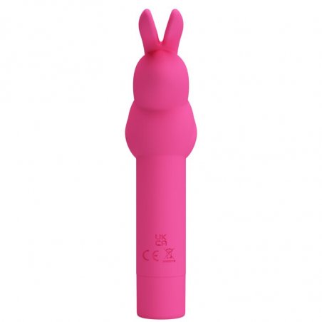 PRETTY LOVE - GERARDO FUSCHIA RABBIT SILICONE VIBRATOR