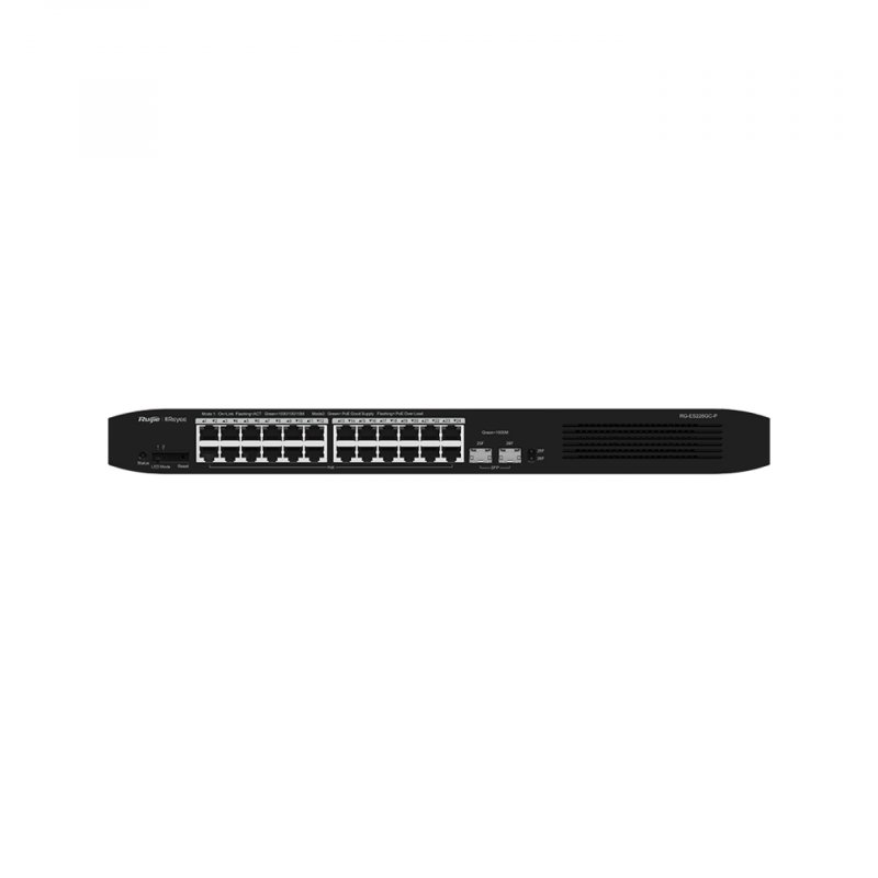 Ruijie Networks RG-ES226GC-P commutateur réseau Géré L2 Gigabit Ethernet (10/100/1000) Connexion Ethernet,