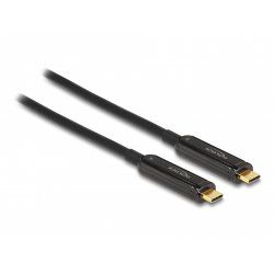 Aktives Optisches USB-C Videokabel 4K 60Hz (schwarz, 5 Meter)