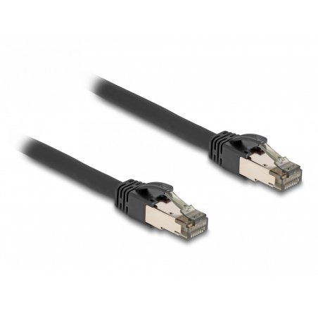 DeLOCK 80244 networking cable Black 10 m Cat6a U/FTP (STP)