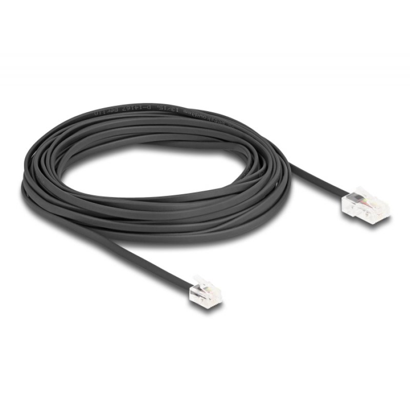 DeLOCK 88039 telephone cable 10 m Black