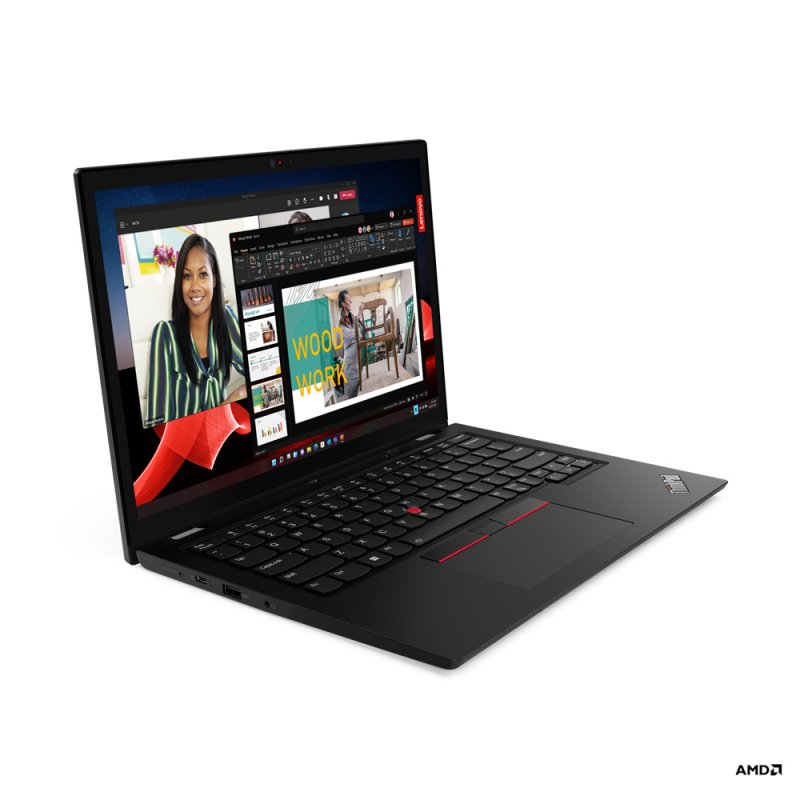 Lenovo ThinkPad L13 Hybride (2-en-1) 33,8 cm (13.3") Écran tactile WUXGA AMD Ryzen™ 7 PRO 7730U 32 Go DDR4-SDRAM 1