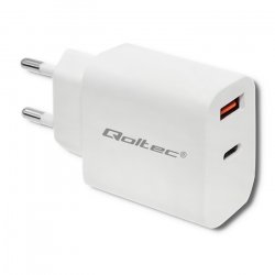 Qoltec 51714 power adapter/inverter Indoor 18 W White