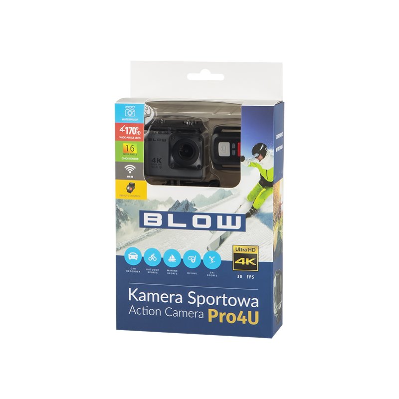 BLOW 78-538 caméra pour sports d'action 16 MP 4K Ultra HD CMOS Wifi 58 g