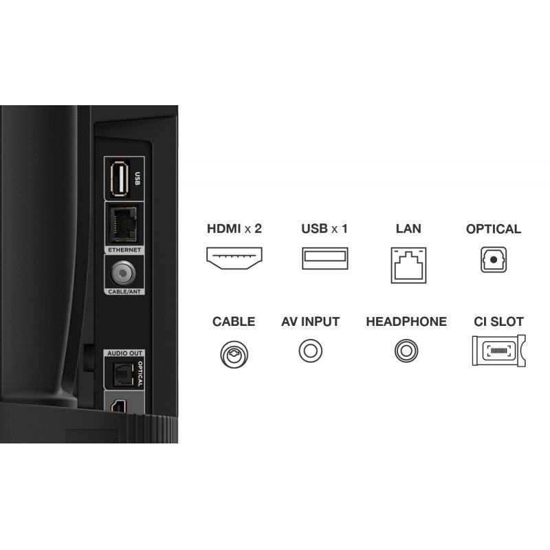 TCL S54 Series 32S5400A TV 81.3 cm (32 ) HD Smart TV Wi-Fi Black