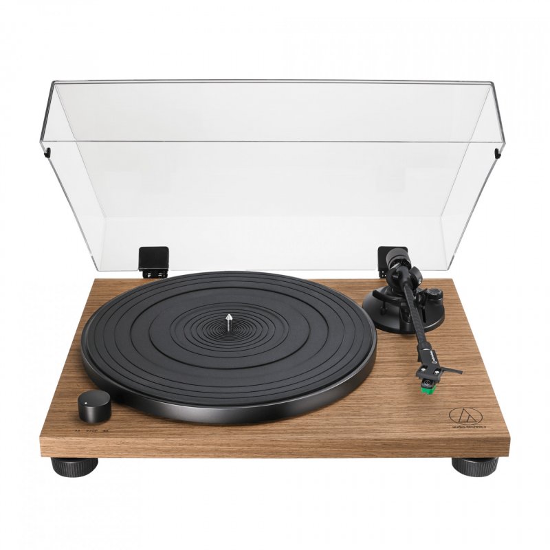 Audio-Technica AT-LPW40WN audio turntable Belt-drive audio turntable Black, Wood Manual