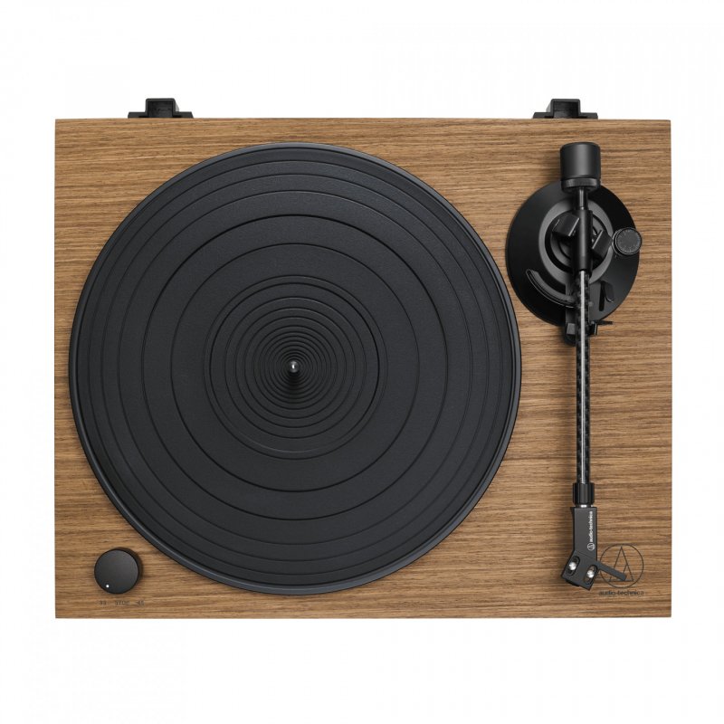 Audio-Technica AT-LPW40WN audio turntable Belt-drive audio turntable Black, Wood Manual