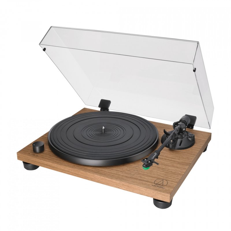 Audio-Technica AT-LPW40WN platine Tourne-disque entraîné par courroie Noir, Bois Manuel