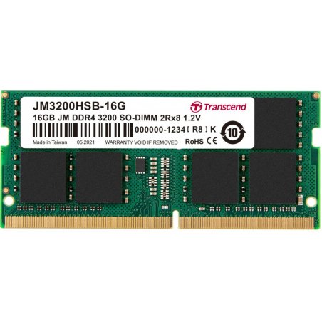 Transcend JetRam JM3200HSB-16G module de mémoire 16 Go DDR4 3200 MHz