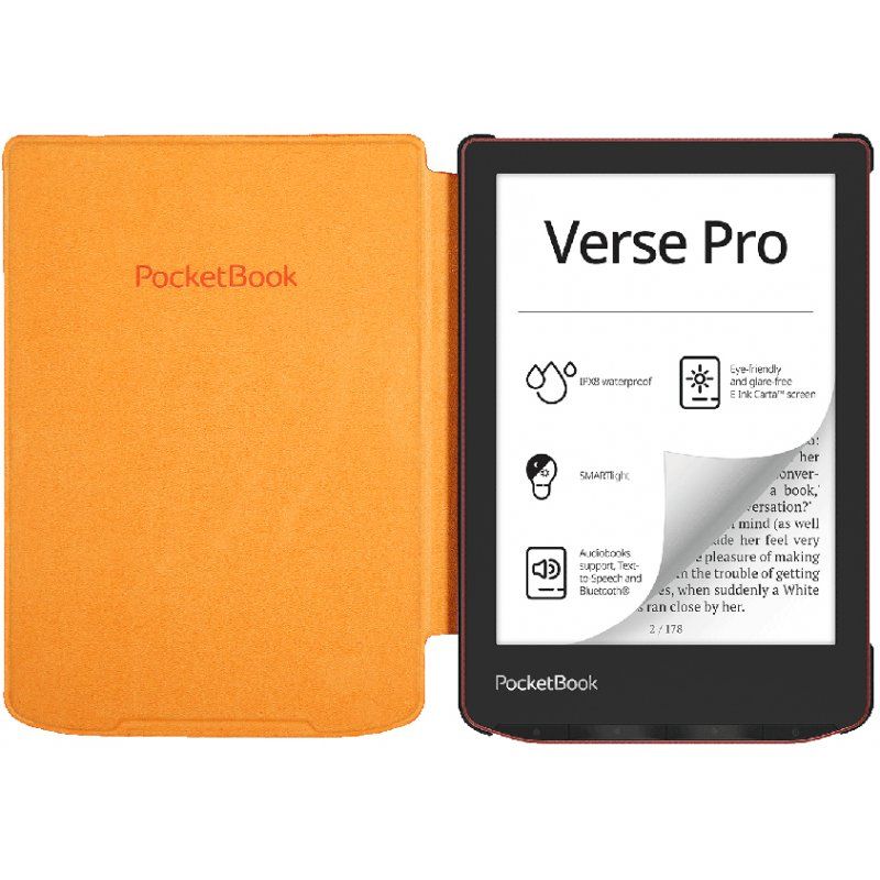 PocketBook Shell étui pour lecteur d'e-book 15,2 cm (6") Folio Orange