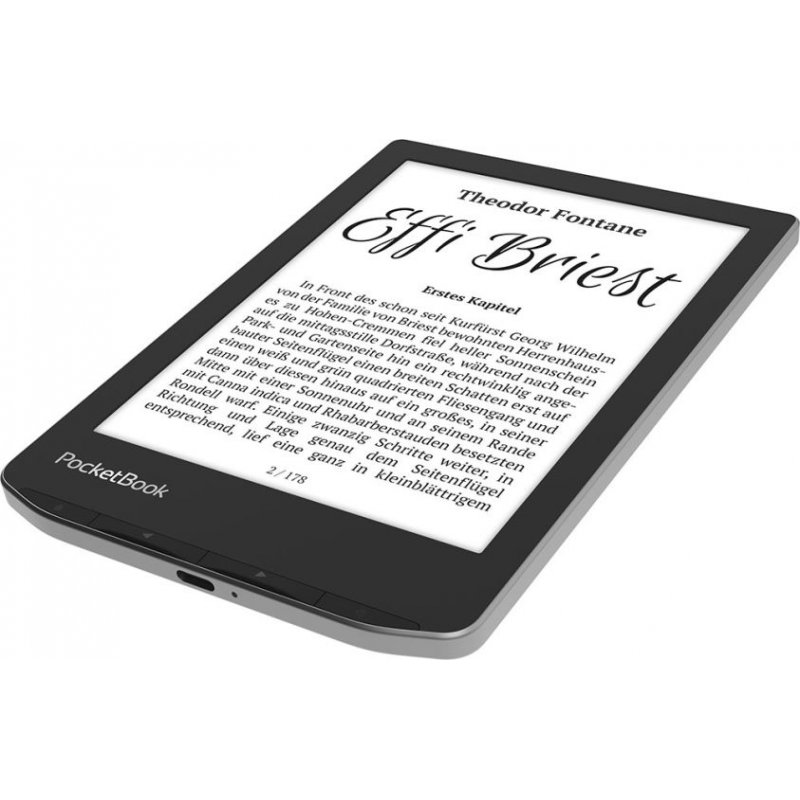 PocketBook Verse e-book reader 8 GB Wi-Fi Black, Silver