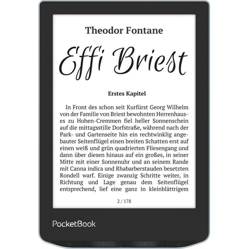 PocketBook Verse e-book reader 8 GB Wi-Fi Black, Blue