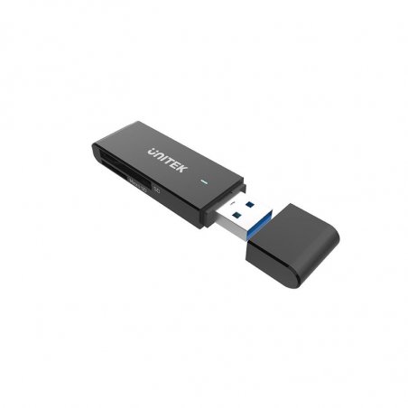 UNITEK Y-9327A lecteur de carte mémoire USB 3.2 Gen 1 (3.1 Gen 1) Type-A Noir