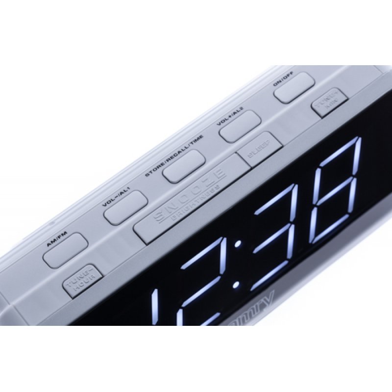Camry CR 1156 Digital alarm clock Black Grey