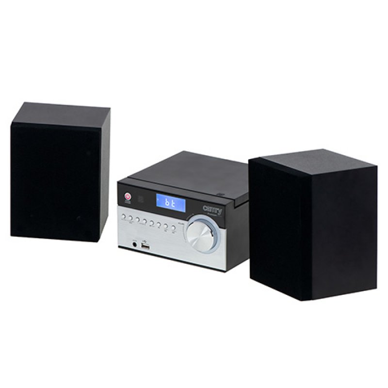 Camry Premium CR 1173 portable stereo system Analog & digital 10 W AM, FM Black, Silver MP3 playback