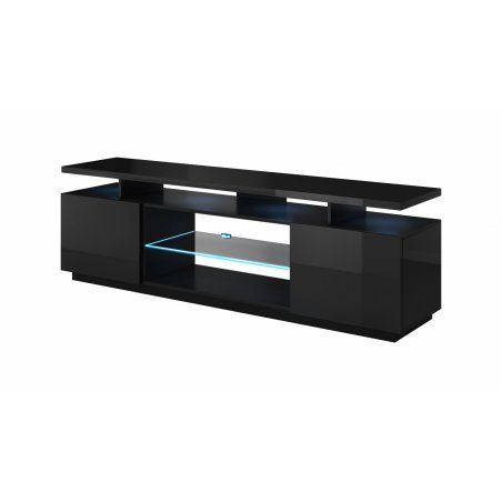 Cama RTV cabinet EVA 180x40x56 black glossy