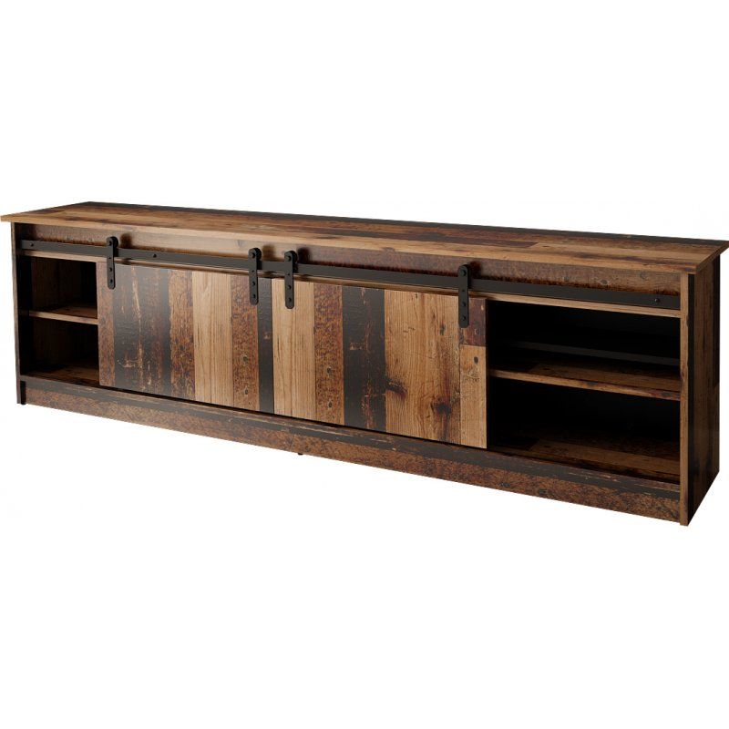 Cama RTV GRANERO 200x56.7x35 old wood cabinet