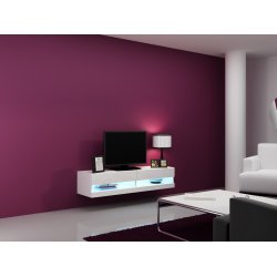 Cama TV stand VIGO NEW 30/140/40 white/white gloss