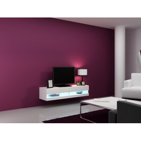 Cama RTVVIGO140N b/b Support TV et centre de divertissement 2 étagères