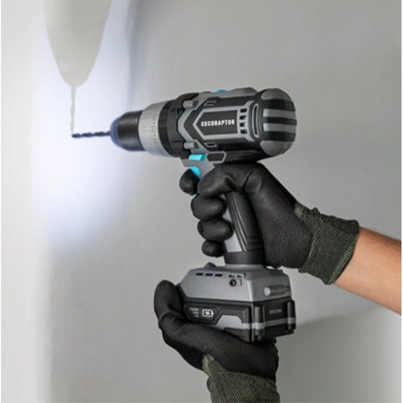 Cecotec 70008 drill 1550 RPM Black, Blue, Grey