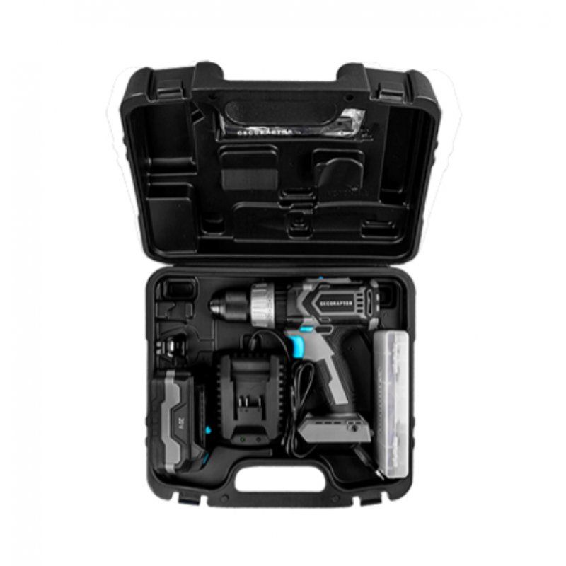 Cecotec 70008 drill 1550 RPM Black, Blue, Grey