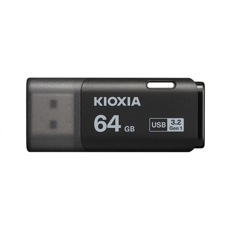 Kioxia LU301K064GG4 lecteur USB flash 64 Go USB Type-A 3.2 Gen 1 (3.1 Gen 1) Noir