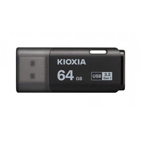 Kioxia LU301K064GG4 lecteur USB flash 64 Go USB Type-A 3.2 Gen 1 (3.1 Gen 1) Noir