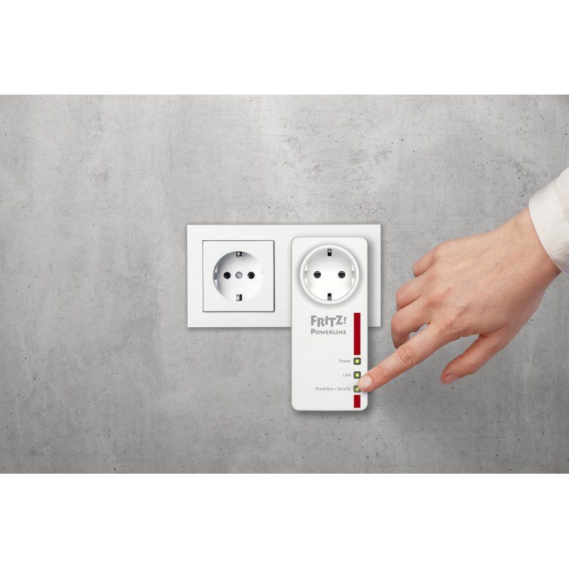 POWERLINE FRITZ 1220E INTERNATIONAL AC1200 SET 2 UDS ENCHUFE