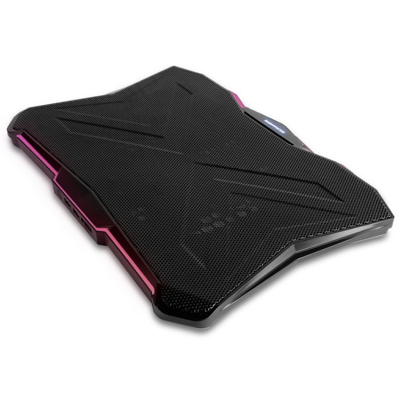NOX PRO laptop cooling pad 43.9 cm (17.3") 800 RPM Black