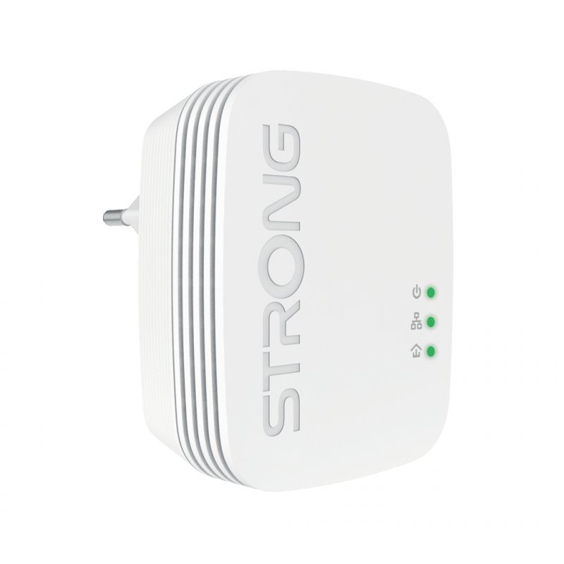 Strong POWERLWF600DUOMINI PowerLine network adapter 600 Mbit/s Ethernet LAN Wi-Fi White 2 pc(s)
