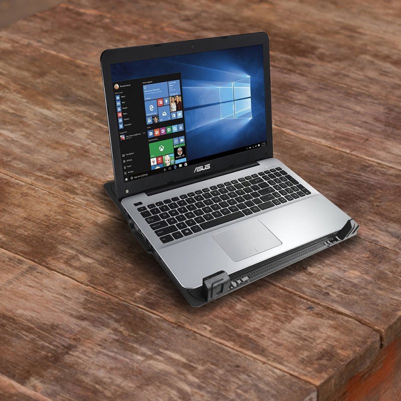 BASE EWENT PORTATIL 1 SILENT SPEED UP TO 17"- 2 PUERTOS USB