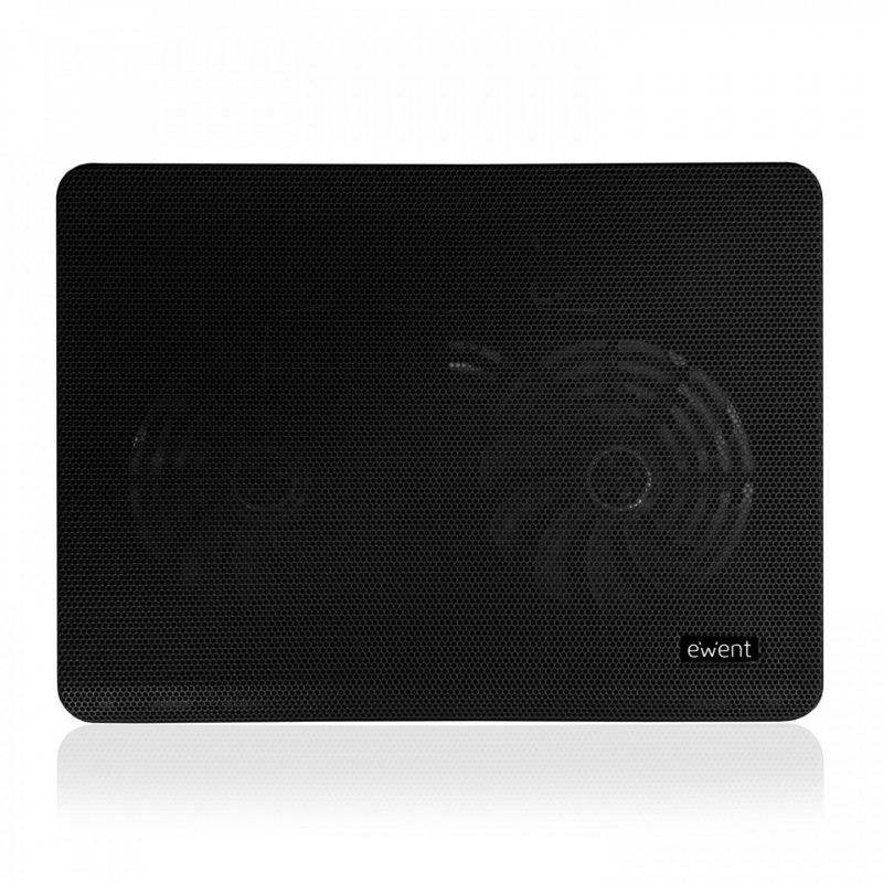 Ewent EW1256 laptop cooling pad 43.2 cm (17") 1000 RPM Black