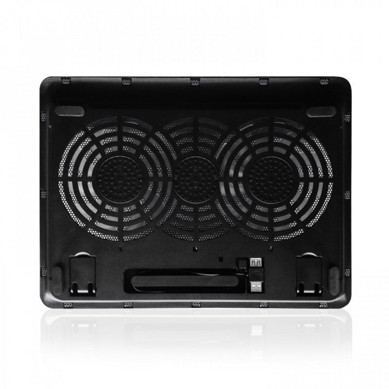 Ewent EW1256 laptop cooling pad 43.2 cm (17") 1000 RPM Black