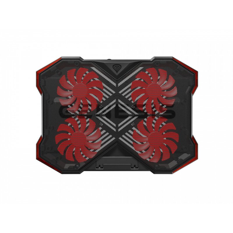 GENESIS Oxid 260 laptop cooling pad 43.9 cm (17.3") 1010 RPM Black, Red