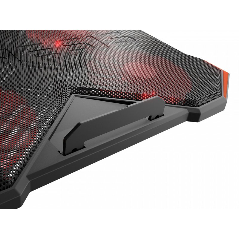 GENESIS Oxid 260 système de refroidissement pour ordinateurs portables 43,9 cm (17.3") 1010 tr/min Noir, Rouge