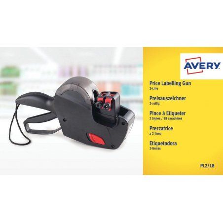 Avery PL2/18 étiquette auto-collante Rectangle Blanc