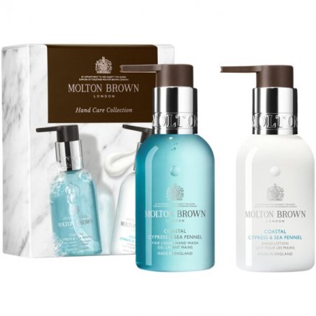 Set Molton Brown Coastal Cypress Sea Fennel Hand Care Colection Sapun Lichid 100Ml Lotiune Maini 100Ml