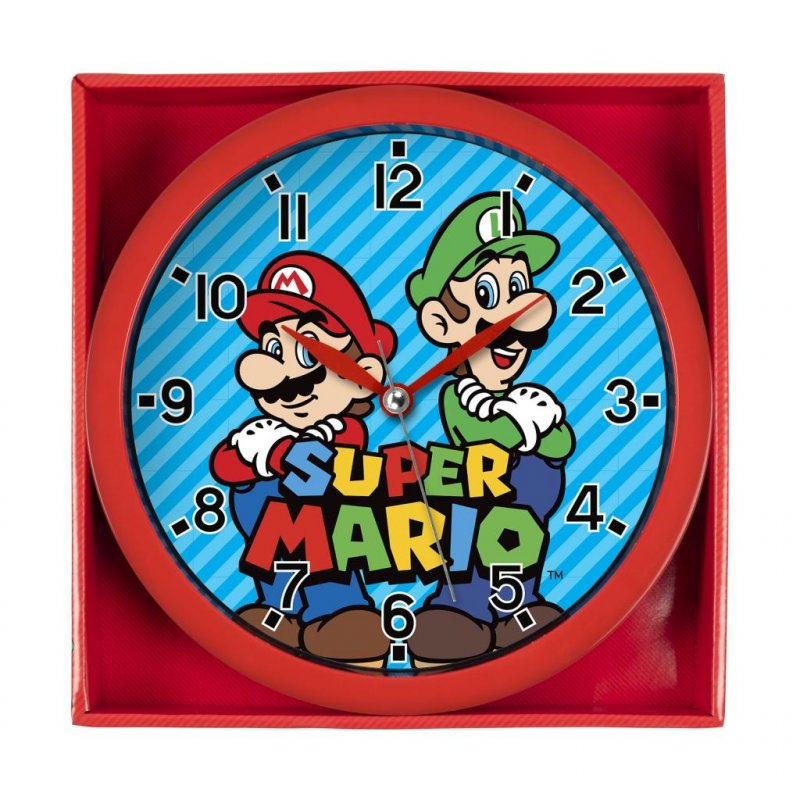 SUPER MARIO - Horloge Murale - 24cm
