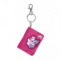 STOCK1 - STITCH & ANGEL - Mini Portefeuille Porte-Clés