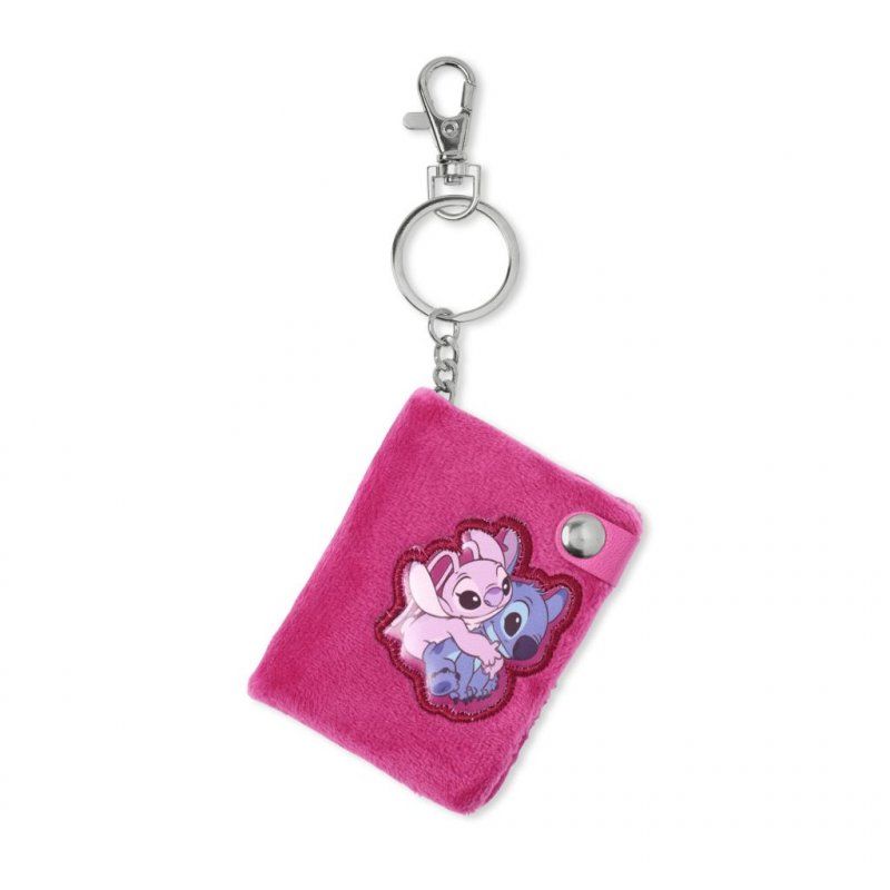 STOCK1 - STITCH & ANGEL - Mini Portefeuille Porte-Clés
