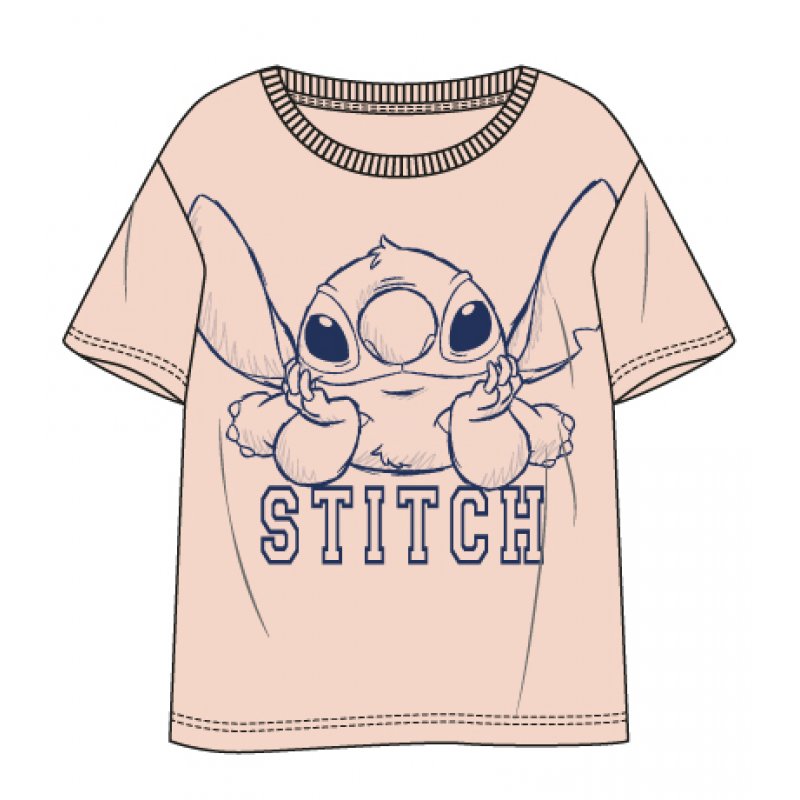 LILO & STITCH - Stitch - T-Shirt Unisex Rose (XL)