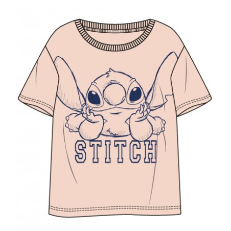 LILO & STITCH - Stitch - T-Shirt Unisex Rose (XL)