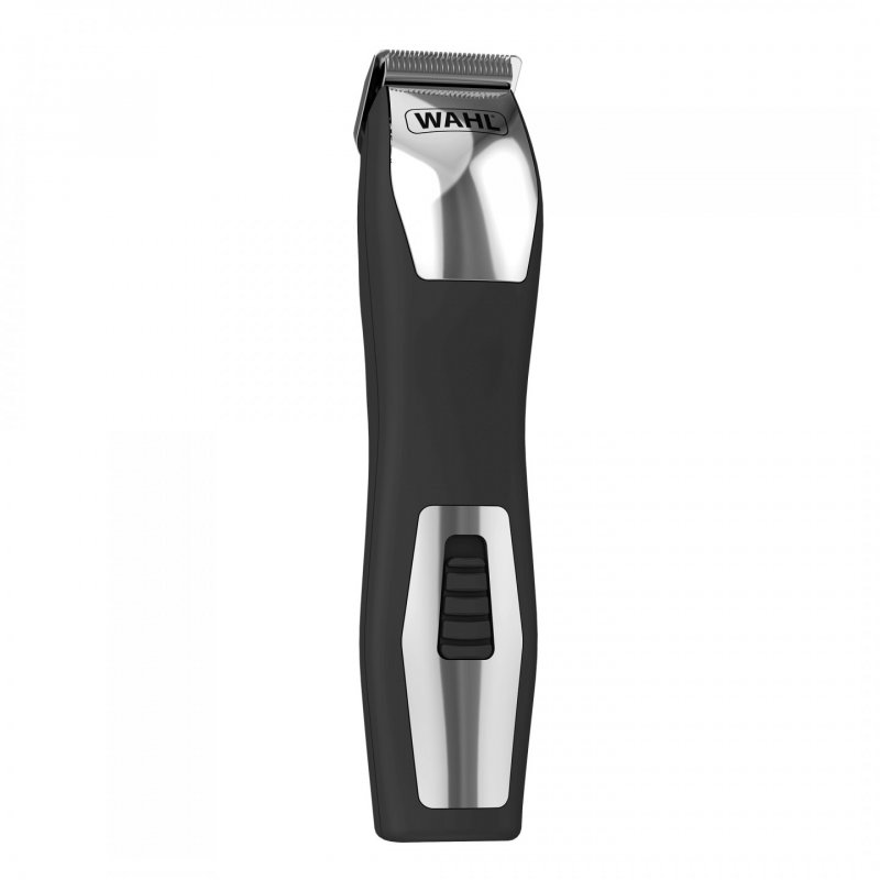 Wahl GroomsMan Pro Batterie Noir, Acier inoxydable