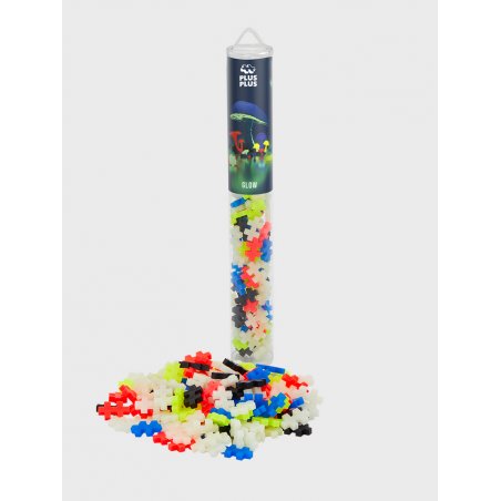 Plus-Plus - Glow mix / 100 pcs Tube (4282)