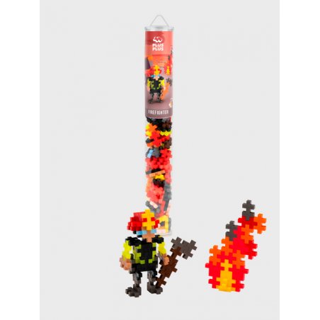 Plus-Plus - Firefighter / 100 pcs Tube (4294)