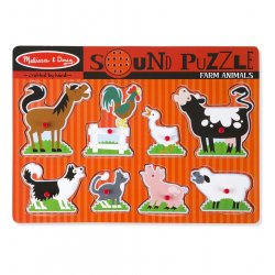 Melissa & Doug 726 puzzle Puzzle à formes 8 pièce(s) Ferme