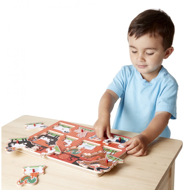 Melissa & Doug - Farm Animals Sound Puzzle (50204)