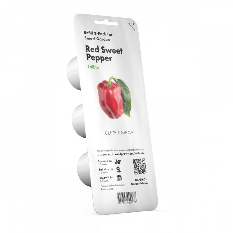 Click & Grow RED SWEET PEPPER PLANT PODS