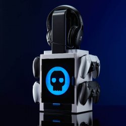 Numskull - Meuble de rangement lumineux inspiré du logo Numskull pour gamer